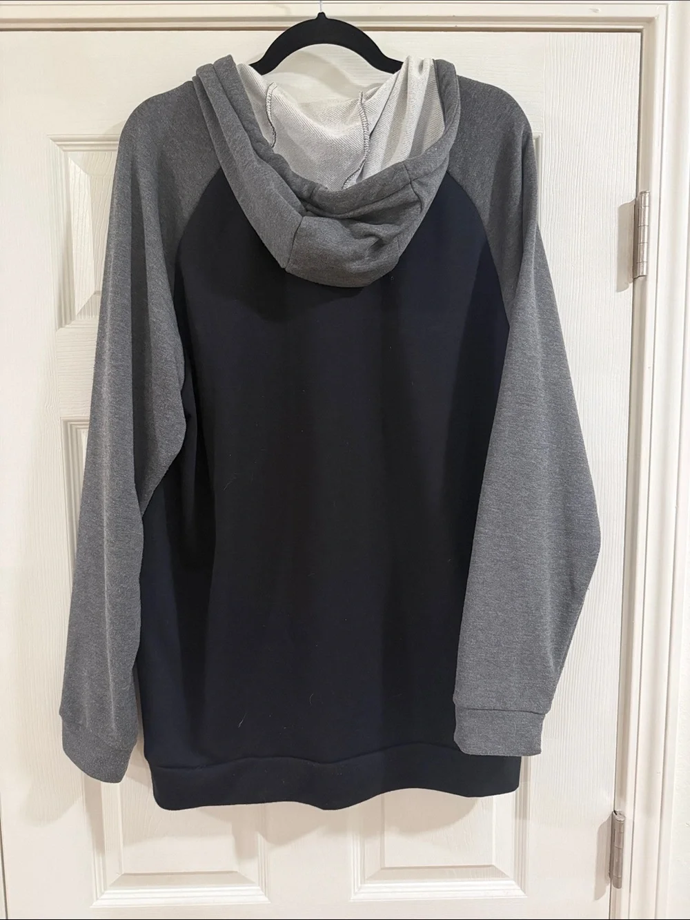 Nike Black and Gray Full-Zip Hooded Jacket